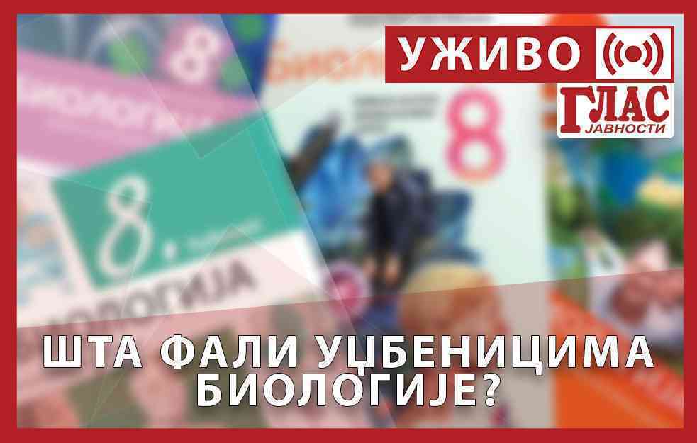 UŽIVO: ŠTA FALI UDŽBENICIMA BIOLOGIJE? (VIDEO)